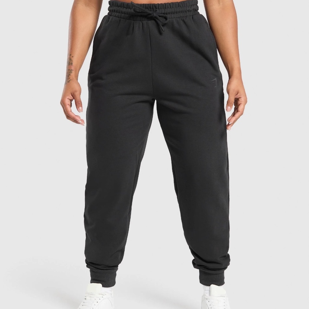 Gymshark Black Track Joggers